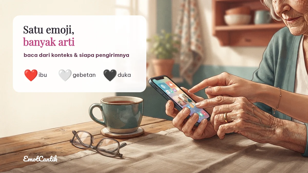 Arti emoji love tergantung konteks dan siapa pengirimnya