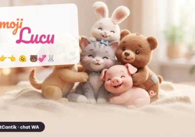 Emoji lucu dan emot imut untuk chat WhatsApp di EmotCantik