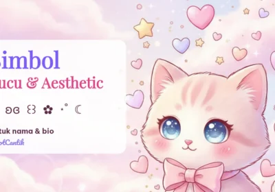 Simbol lucu dan aesthetic untuk nama dan bio di EmotCantik